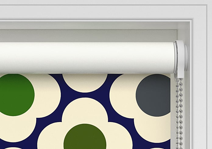 Orla Kiely Spot Flower, Blue Multi - Twist&Fit Roller Blind - Image 10